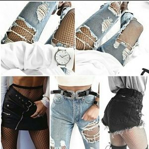 Fishnets that cover feet and go up to waist